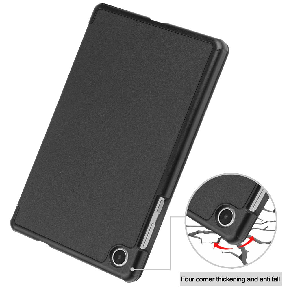 PU Leather Tablet Case for Lenovo Tab M8 (4th Gen) 2024 TB-301XU / M8 (4th Gen) 2023 TB-300FU Tri-Fold Stand Protective Tablet Cover