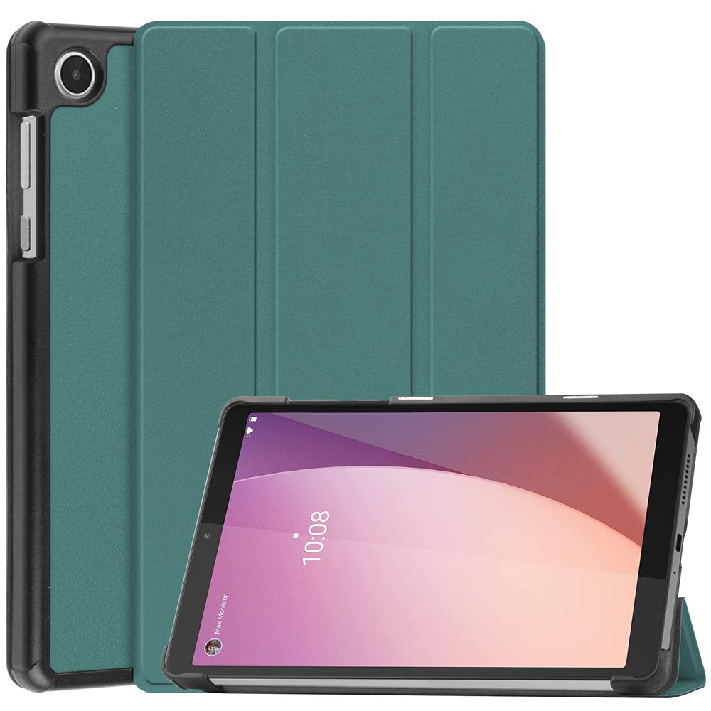 PU Leather Tablet Case for Lenovo Tab M8 (4th Gen) 2024 TB-301XU / M8 (4th Gen) 2023 TB-300FU Tri-Fold Stand Protective Tablet Cover