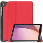 PU Leather Tablet Case for Lenovo Tab M8 (4th Gen) 2024 TB-301XU / M8 (4th Gen) 2023 TB-300FU Tri-Fold Stand Protective Tablet Cover