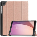 PU Leather Tablet Case for Lenovo Tab M8 (4th Gen) 2024 TB-301XU / M8 (4th Gen) 2023 TB-300FU Tri-Fold Stand Protective Tablet Cover