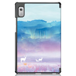 Tablet Leather Case for Lenovo Tab M9 TB-310FU , Tri-fold Stand Pattern Printing Tablet Cover with Auto Wake / Sleep
