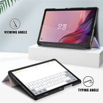 Tablet Leather Case for Lenovo Tab M9 TB-310FU , Tri-fold Stand Pattern Printing Tablet Cover with Auto Wake / Sleep
