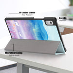 Tablet Leather Case for Lenovo Tab M9 TB-310FU , Tri-fold Stand Pattern Printing Tablet Cover with Auto Wake / Sleep