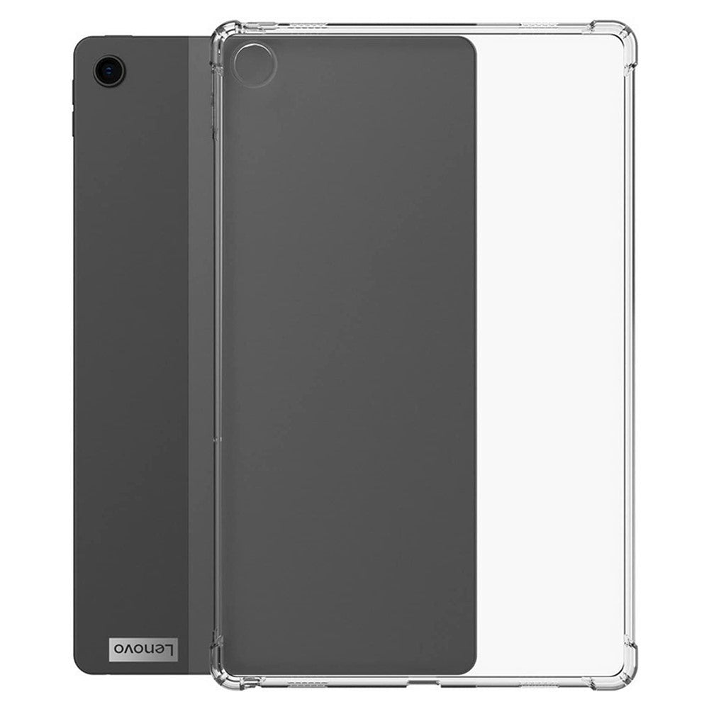 Lenovo Tab M10 Plus (3:e generationen) / Xiaoxin Pad 2022 10,6 tums skyddande surfplatta, förstärkta hörn, mjukt TPU, reptåligt transparent surfplattaskal
