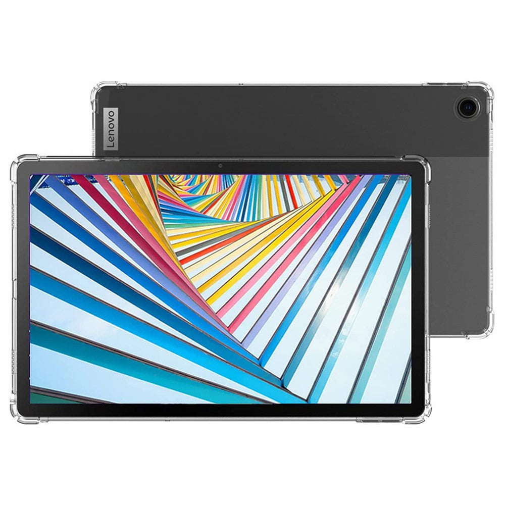 Lenovo Tab M10 Plus (3:e generationen) / Xiaoxin Pad 2022 10,6 tums skyddande surfplatta, förstärkta hörn, mjukt TPU, reptåligt transparent surfplattaskal
