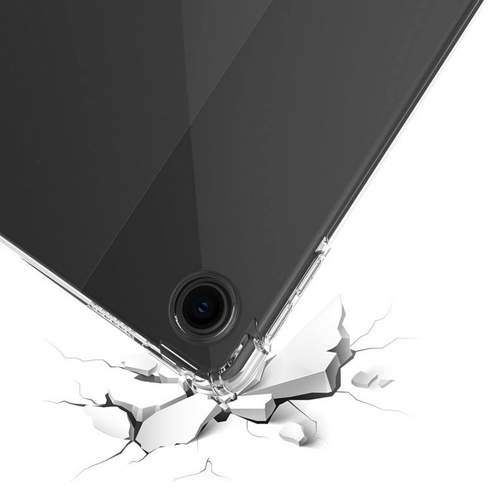 Lenovo Tab M10 Plus (3:e generationen) / Xiaoxin Pad 2022 10,6 tums skyddande surfplatta, förstärkta hörn, mjukt TPU, reptåligt transparent surfplattaskal