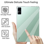 For Xiaomi Redmi Pad Soft TPU Tablet Case Reinforced Corners Anti-drop Transparent Tablet Cover