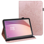 For Lenovo Tab M9 TB-310FU Flower Imprinting Tablet Cover PU Leather Stand Wallet Protective Case