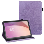 For Lenovo Tab M9 TB-310FU Flower Imprinting Tablet Cover PU Leather Stand Wallet Protective Case