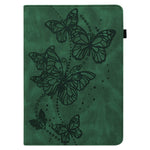 For Lenovo Tab P11 Pro Gen 2 PU Leather Tablet Stand Cover Butterfly Imprinted Card Holder Drop-proof Case