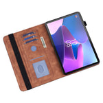 For Lenovo Tab P11 Pro Gen 2 Flower Imprinting PU Leather Tablet Case Drop-proof Wallet Stand Cover