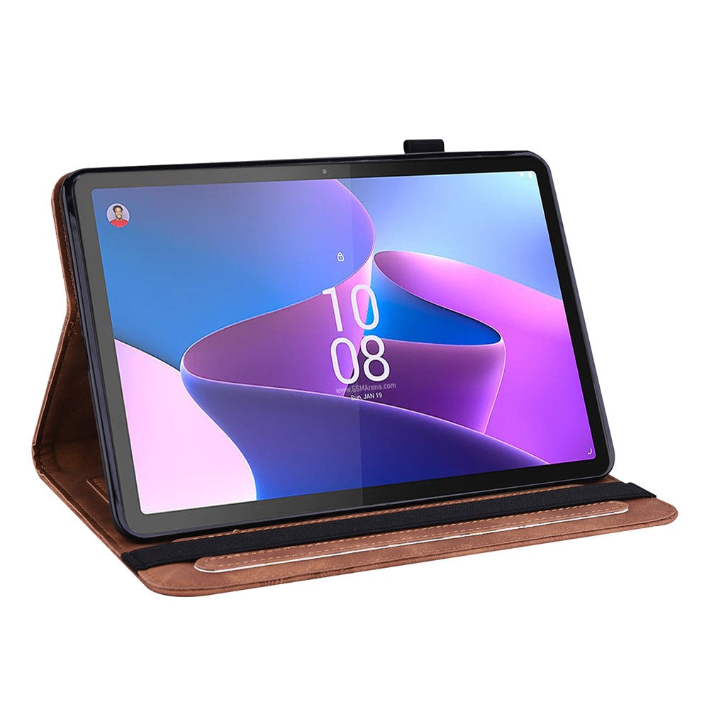 For Lenovo Tab P11 Pro Gen 2 Flower Imprinting PU Leather Tablet Case Drop-proof Wallet Stand Cover