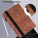 For Lenovo Tab P11 Pro Gen 2 Flower Imprinting PU Leather Tablet Case Drop-proof Wallet Stand Cover