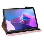 Lenovo Tab P11 Gen 2 Blommigt tryck Fallsäkert Surfplattafodral i PU-läder med stativ