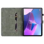 For Lenovo Tab P11 Gen 2 PU Leather Case Cute Tiger Pattern Stand Tablet Protective Sleeve Smart Cover