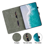 For Lenovo Tab P11 Gen 2 PU Leather Case Cute Tiger Pattern Stand Tablet Protective Sleeve Smart Cover