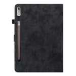 Shockproof Case for Lenovo Tab P11 Pro Gen 2 PU Leather Stand Case Cute Tiger Pattern Flip Cover with Card Holder