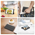 DUX DUCIS Domo-serien PU-läderfodral för Lenovo Tab M8 (4:e generationen) 2024 TB-301XU / M8 (4:e generationen) 2023 TB-300FU Trippelvikbart stativfodral