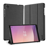 DUX DUCIS Domo-serien PU-läderfodral för Lenovo Tab M8 (4:e generationen) 2024 TB-301XU / M8 (4:e generationen) 2023 TB-300FU Trippelvikbart stativfodral