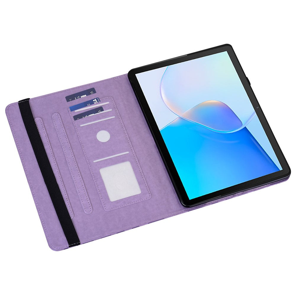 For Huawei MatePad SE 10.4-inch Shockproof Case Tree Deer Imprinted Stand Leather Cover with Card Slots