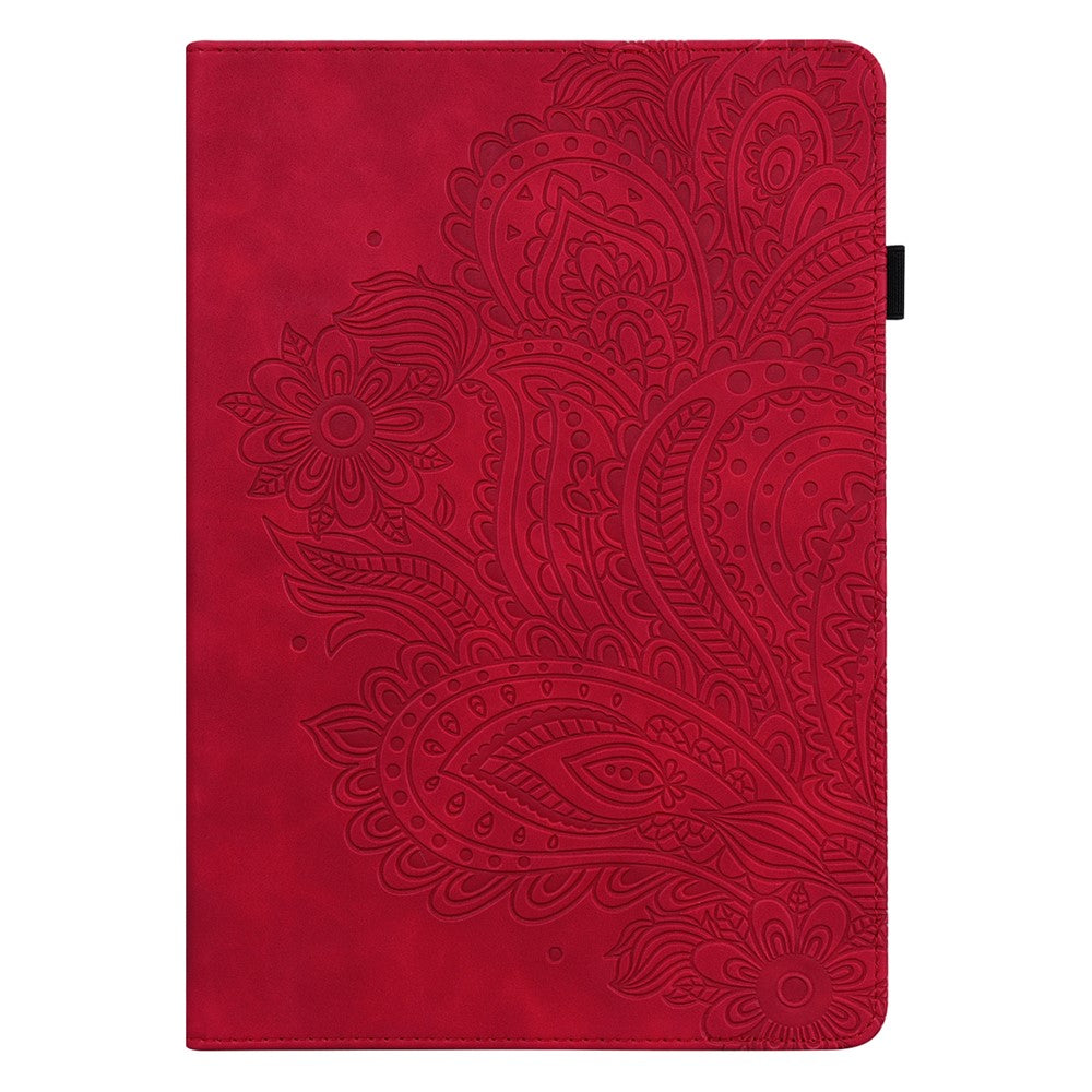 For Lenovo Tab M8 (4th Gen) 2024 TB-301XU / M8 (4th Gen) 2023 TB-300FU Flower Imprinting PU Leather Stand Case