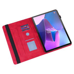 For Lenovo Tab M8 (4th Gen) 2024 TB-301XU / M8 (4th Gen) 2023 TB-300FU Flower Imprinting PU Leather Stand Case