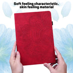 For Lenovo Tab M8 (4th Gen) 2024 TB-301XU / M8 (4th Gen) 2023 TB-300FU Flower Imprinting PU Leather Stand Case