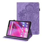 For Lenovo Tab M8 (4th Gen) 2024 TB-301XU / M8 (4th Gen) 2023 TB-300FU Flower Imprinting PU Leather Stand Case