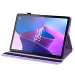 For Lenovo Tab P11 Pro Gen 2 PU Leather Stand Drop-proof Case Flower Imprinting Card Holder Tablet Cover