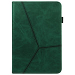 Surfplattafodral med kortplatser för Lenovo Tab P11 Gen 2 Line Printed Leather Protective Surfplattafodral med stativ