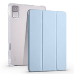 For Xiaomi Redmi Pad Pen Slot Design Tri-fold Stand PU Leather+TPU Protective Tablet Case