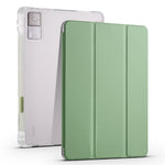 For Xiaomi Redmi Pad Pen Slot Design Tri-fold Stand PU Leather+TPU Protective Tablet Case
