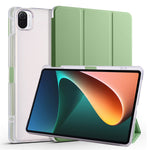 For Xiaomi Pad 5 / Pad 5 Pro Case Tri-Fold Stand Tablet PU Leather Cover Protective Case with Pencil Slot