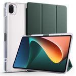 For Xiaomi Pad 5 / Pad 5 Pro Case Tri-Fold Stand Tablet PU Leather Cover Protective Case with Pencil Slot