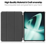 For OnePlus Pad Tri-fold Stand Tablet Case Auto Wake / Sleep Tablet Leather Cover