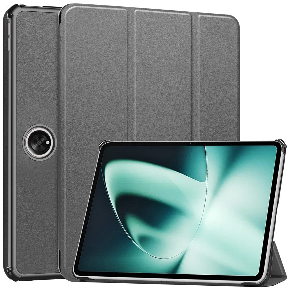 For OnePlus Pad Tri-fold Stand Tablet Case Auto Wake / Sleep Tablet Leather Cover