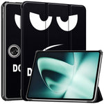 Pattern Printing Tablet Case for OnePlus Pad PU Leather Tri-fold Stand Anti-drop Tablet Cover