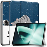 Pattern Printing Tablet Case for OnePlus Pad PU Leather Tri-fold Stand Anti-drop Tablet Cover