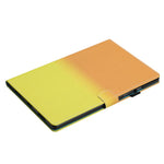 For Huawei Enjoy Tablet 2 / MatePad T 10 / T 10S / Honor Pad 6 10.1-inch / Pad X6 9.7 inch Stitching Lines Gradient Leather Tablet Stand Case