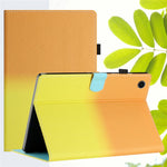 For Huawei Enjoy Tablet 2 / MatePad T 10 / T 10S / Honor Pad 6 10.1-inch / Pad X6 9.7 inch Stitching Lines Gradient Leather Tablet Stand Case
