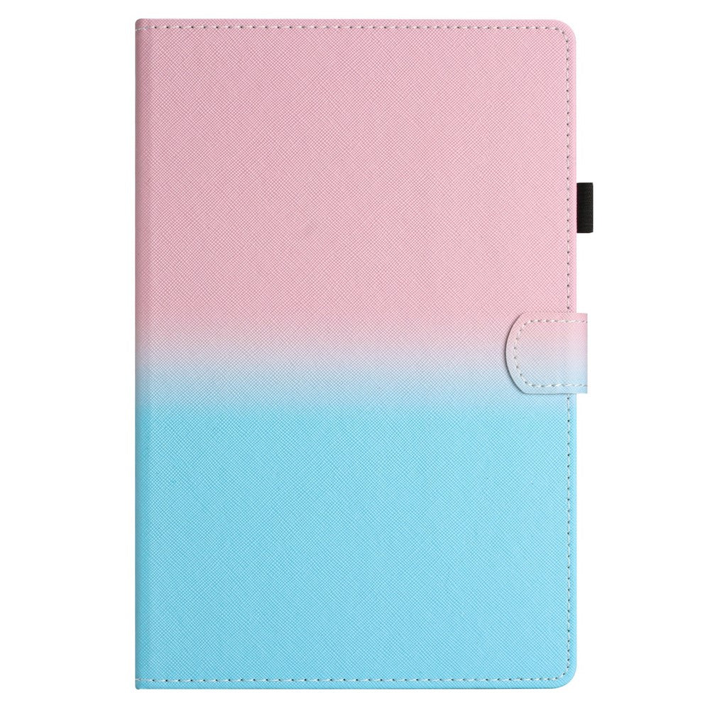 Lenovo Tab M10 Plus (3:e generationen) / Xiaoxin Pad 2022 10,6 tums surfplatta med tonade färger, läderfodral med sömmar och linjer