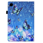 Pattern Printing Tablet Stand Case for Huawei MatePad T 10S 10.1 inch / MatePad T 10 9.7 inch Anti-drop Cover with Elastic Band