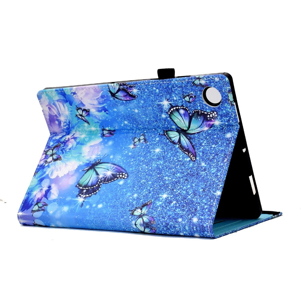 Pattern Printing Tablet Stand Case for Huawei MatePad T 10S 10.1 inch / MatePad T 10 9.7 inch Anti-drop Cover with Elastic Band