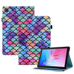 Pattern Printing Tablet Stand Case for Huawei MatePad T 10S 10.1 inch / MatePad T 10 9.7 inch Anti-drop Cover with Elastic Band