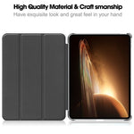 Trifold Stand Smart Case for Oppo Pad 2 , PU Leather Pattern Printing Folio Cover