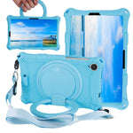 For Lenovo Tab M8 (4th Gen) 2024 TB-301XU / M8 (4th Gen) 2023 TB-300FU PC + Silicone Tablet Case Hand Grip Kickstand Cover