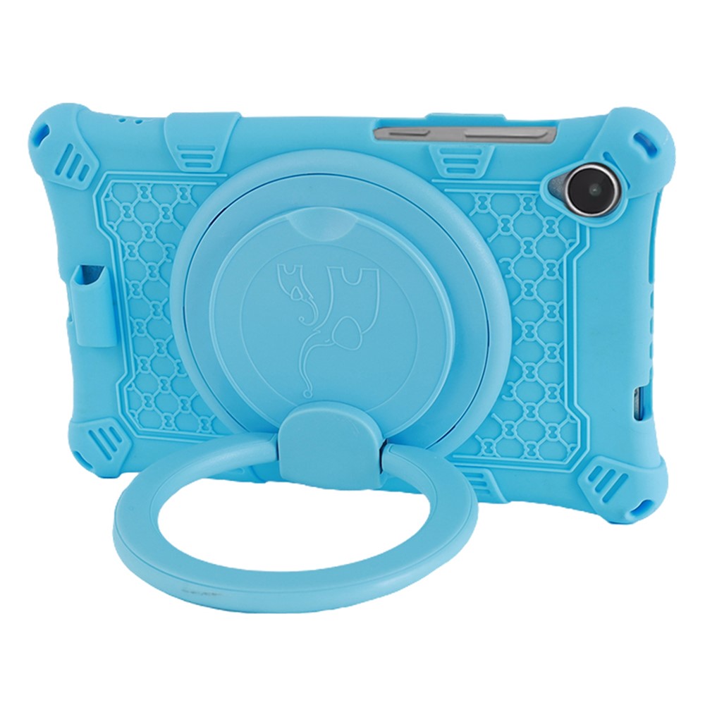 For Lenovo Tab M8 (4th Gen) 2024 TB-301XU / M8 (4th Gen) 2023 TB-300FU PC + Silicone Tablet Case Kickstand Cover