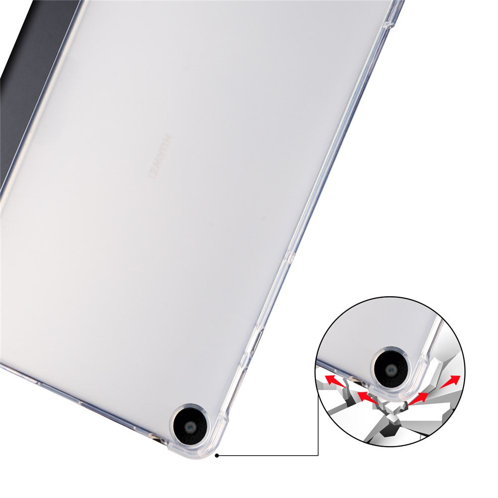 For Huawei MatePad SE 10.4-inch Case Tri-Fold Stand Tablet PU Leather Cover with Pencil Slot