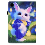 For Lenovo Tab M10 (Gen 3) PU Leather Tablet Case Pattern Printing Stand Card Holder Cover with Elastic Band