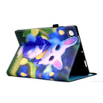 For Lenovo Tab M10 (Gen 3) PU Leather Tablet Case Pattern Printing Stand Card Holder Cover with Elastic Band